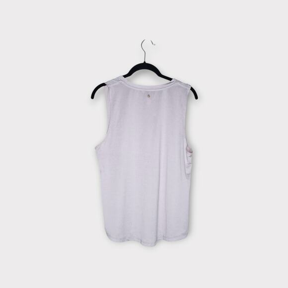 Spiritual Gangster x Peloton Womens Gradient Spellout Tank Top Size L Pastel - Picture 9 of 9